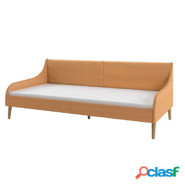 vidaXL Estructura de sofá cama tela marrón