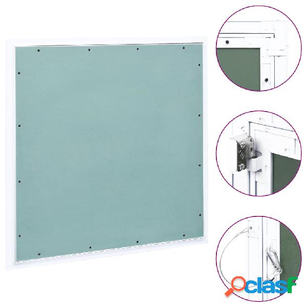 vidaXL Panel de acceso estructura aluminio y placa de yeso