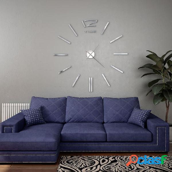 vidaXL Reloj de pared 3D con diseño moderno 100 cm XXL