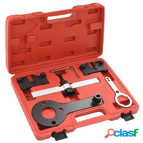 vidaXL Set herramientas de sincronización motor 6 piezas