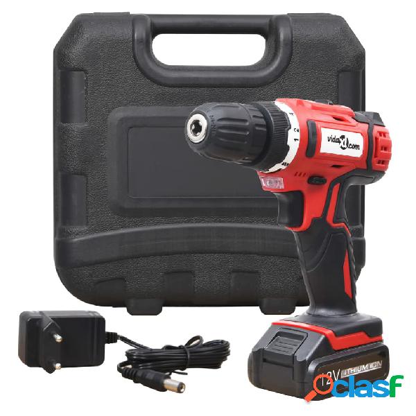 vidaXL Taladro inalámbrico iones de litio 12 V