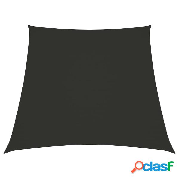 vidaXL Toldo de vela tela oxford trapecio gris antracita