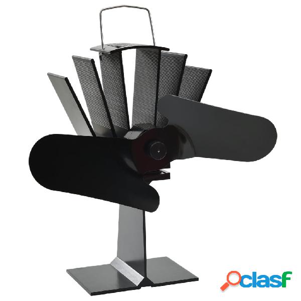 vidaXL Ventilador de estufa accionado por calor 2 aspas