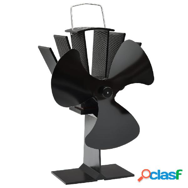 vidaXL Ventilador de estufa accionado por calor 3 aspas