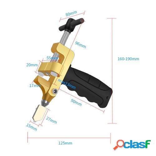 2 en 1 cortador abridor de mano portátil manual cortador de