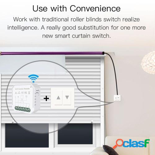 2 uds Tuya WiFi Módulo de interruptor de cortina