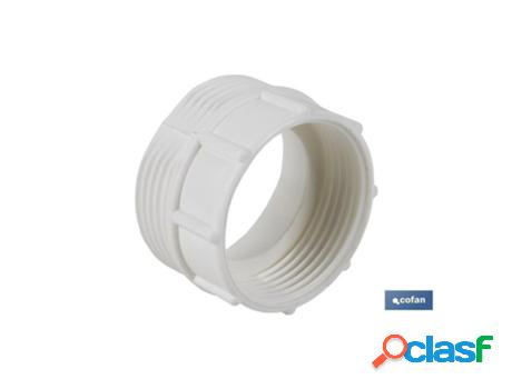 Adaptador convertidor 1 1/2 macho - 1 1/4 hembra para tubo