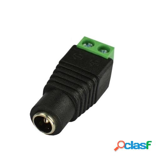 Adaptador de enchufe de alimentación CC macho hembra de 5.5