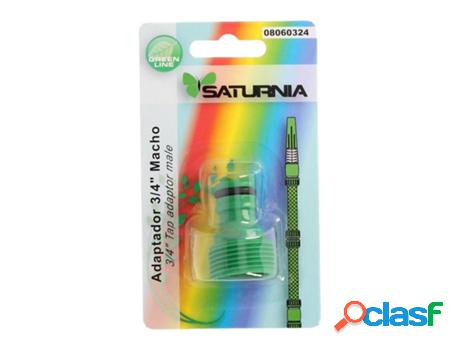 Adaptador manguera plastico 3/4 macho blister