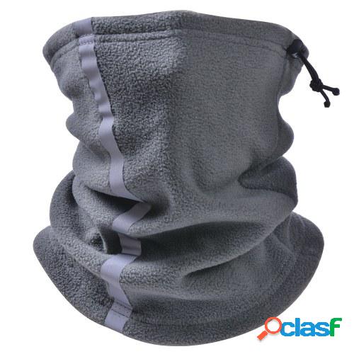 Adjustable Fleece Neck Gaiter Warmer Reflective Safety Face