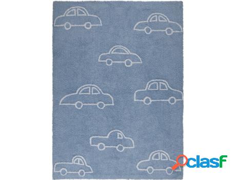 Alfombra Infantil HAPPY DECOR KIDS Coches (Azul - Algodón -