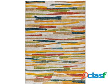 Alfombra abstracta - ATTICGO - Dunia - Multicolor, 80X150 cm