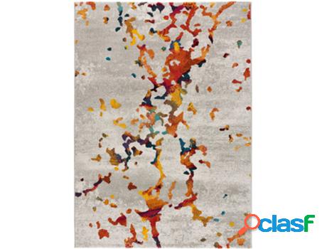 Alfombra abstracta - ATTICGO - Lavina - Multicolor, 80X150
