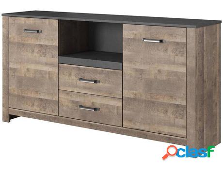 Aparador VENTA-UNICA Sabs Ni (Gris y Beis - Madera - 83.8 x