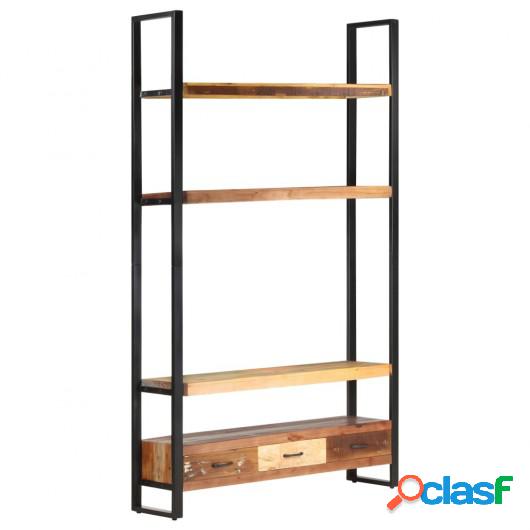 Aparador de madera maciza reciclada 118x30x200 cm