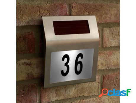 Aplique LED LEDKIA Solar (Plateado - LED Integrado - 0.18 W)