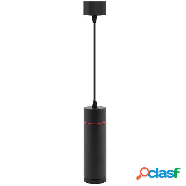 Aplique de techo led fado suspend 20w negro blanco cálido