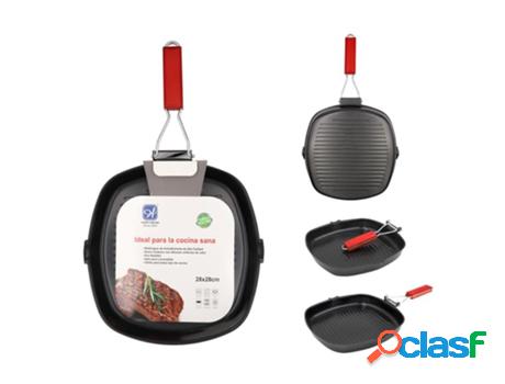 Asador grill plegable 28x28 cm