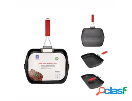 Asador grill plegable 34x24 cm