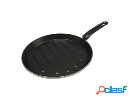 Asador grill redondo 28 cm black