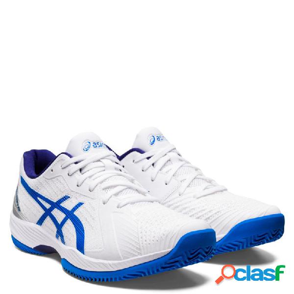 Asics Solution Swift FF Clay white electric blue