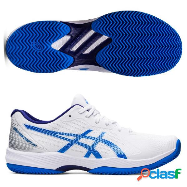 Asics solution swift ff clay white electric blue 45