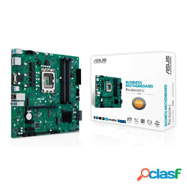 Asus pro b660m-c-csm. socket 1700. micro-atx.