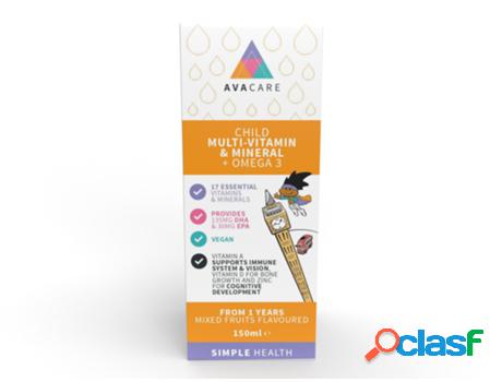 Avacare Child Multi-Vitamin & Mineral + Omega 3 150ml