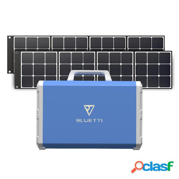BLUETTI EB240 Generador Solar Portátil + 2/PV120 Panel