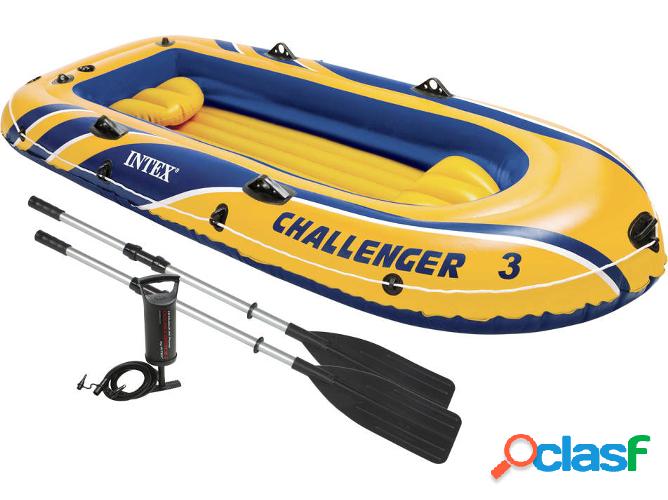 Barca Hinchable con Remos INTEX Challenger 3 (295 x 137 x 43