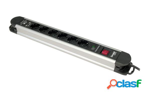 Base Múltiple Famatel 6 Tomas 2USB 1.5m con Interruptor