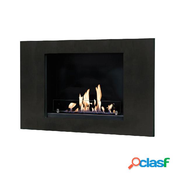 Biochimenea de pared Goya de Xaralyn - MDF negro