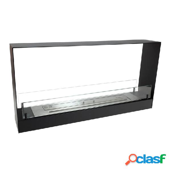 Biochimenea de ventana negra 100 cm
