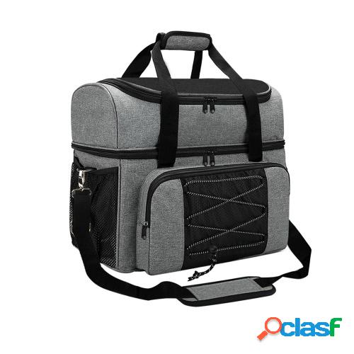 Bolso de mano portátil de bolos con soporte de bola