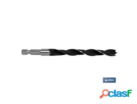 Broca para madera mango hex. 1/4 2 mm