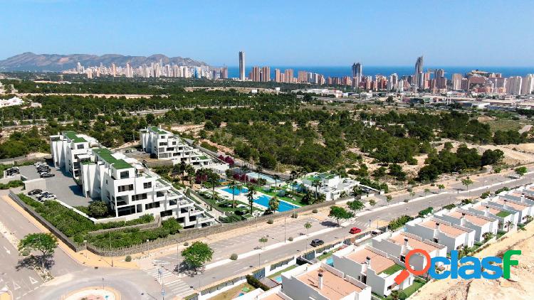 COMPLEJO RESIDENCIAL DE OBRA NUEVA EN FINESTRAT CON VISTAS