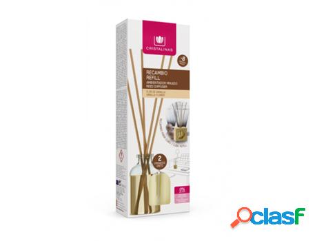 CRISTALINAS Recambio Ambientador de Madera 2X30ml Vainilla