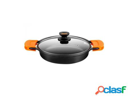 Cacerola baja aluminio induccion magma 28 cm