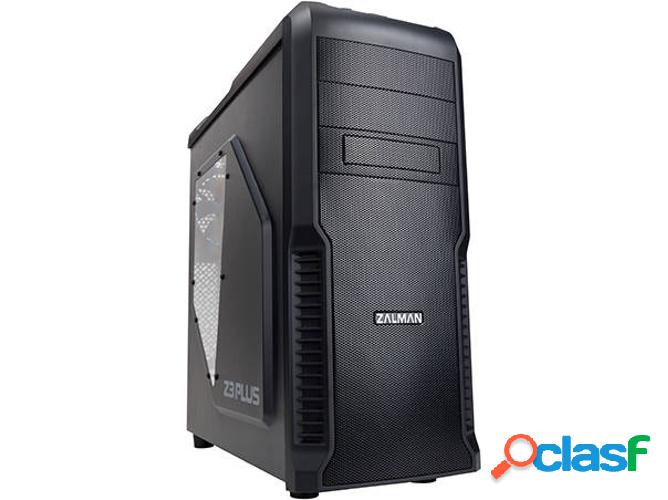Caja PC ZALMAN Z3 Plus (ATX Mid Tower - Negro)