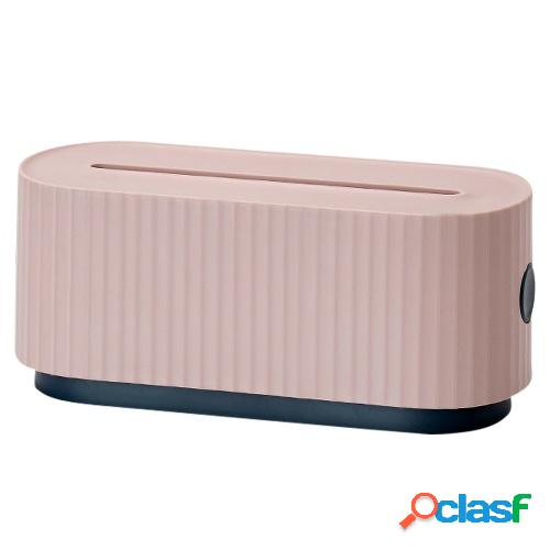 Caja de gestión de cables con tapa de soporte para