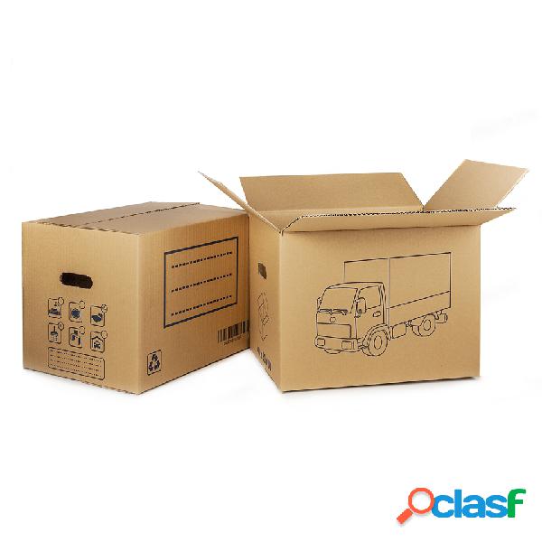 Cajas de cartón con asas Fun&Go 40x30x30cm