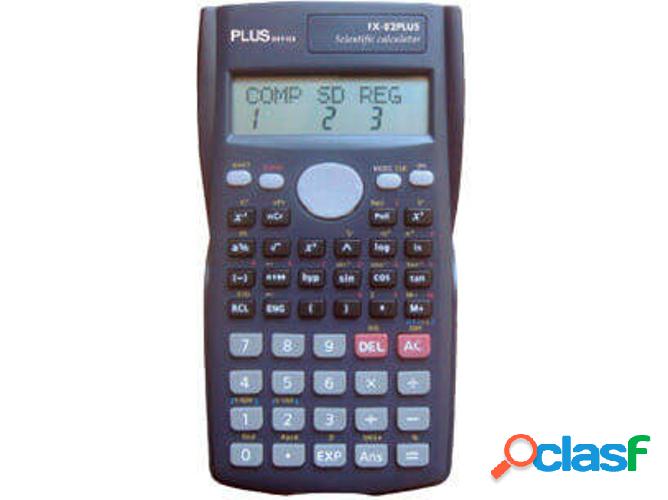 Calculadora Científica PLUS FX-82 Negro (12 dígitos)