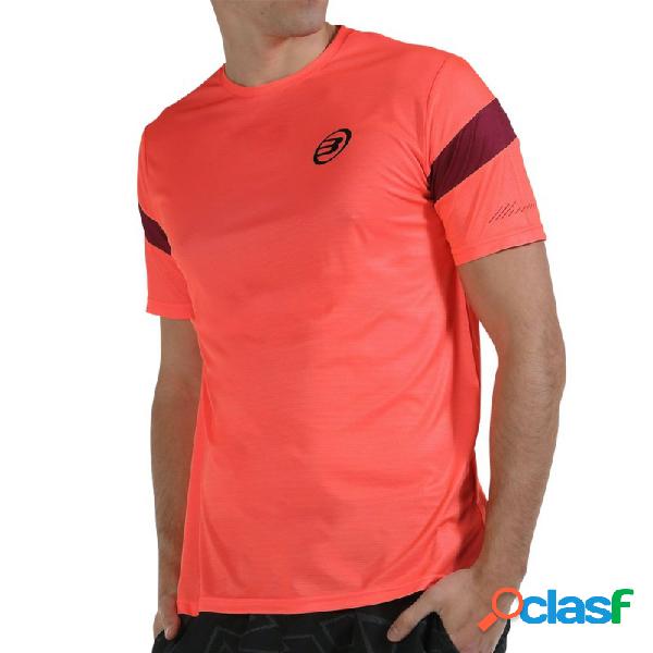 Camiseta bullpadel cojin coral fluor l