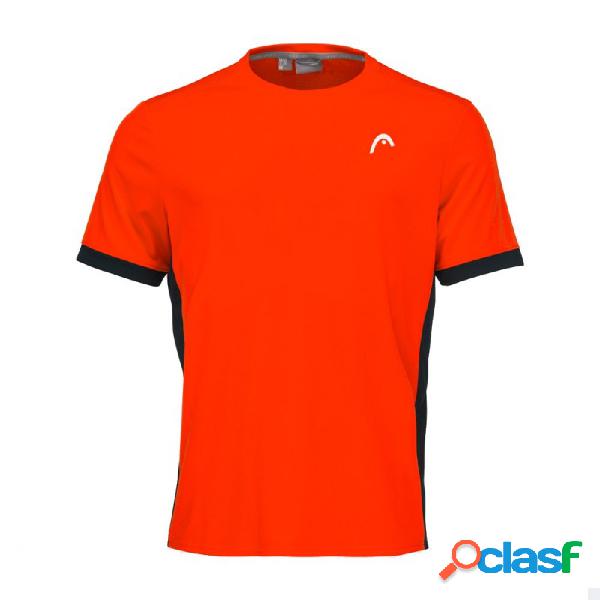 Camiseta head slice men tangerine black l