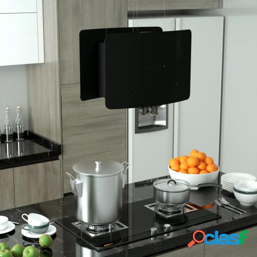 Campana extractora colgante táctil LCD vidrio templado