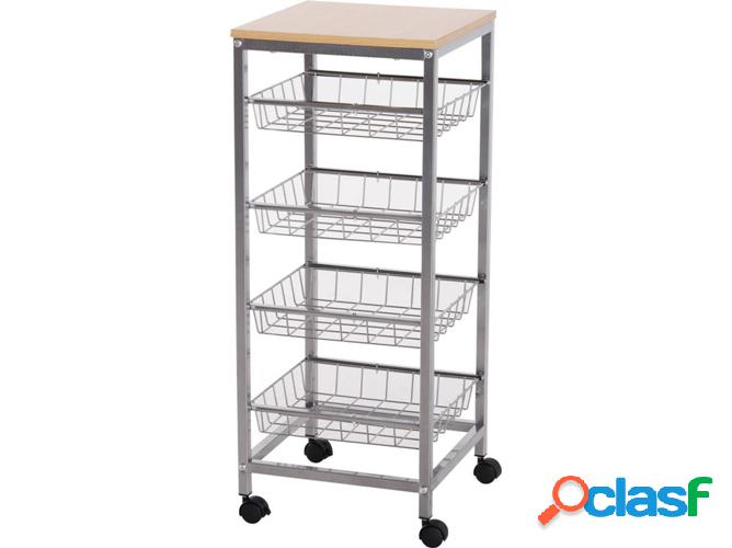 Carritos de Cocina HOMCOM 801-056 5 Niveles