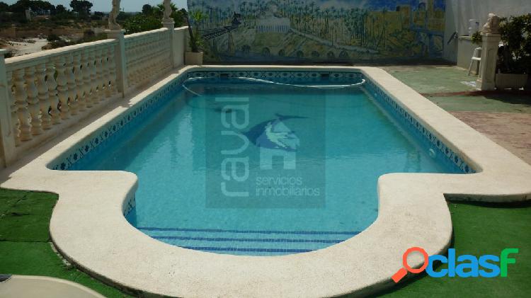 Casa de campo en Elche zona Peña las águilas con piscina