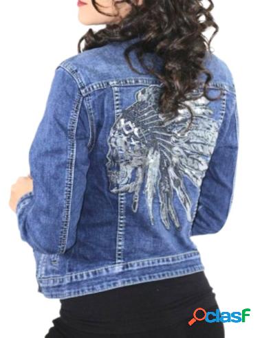 Cazadora Vaquera Para Mujer Diseño Apache Xl