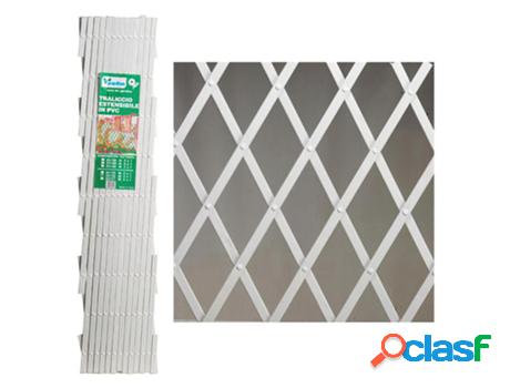 Celosia pvc blanca extensible 4x1 metros.