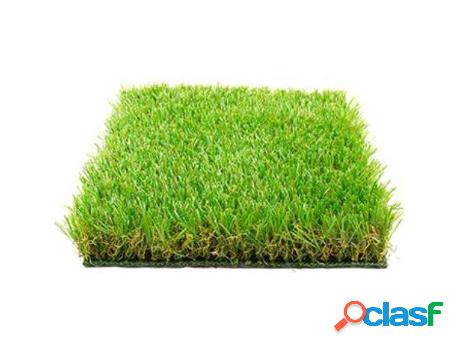 Cesped artificial pelo 40 mm 2 x 25 metros rollo 25m
